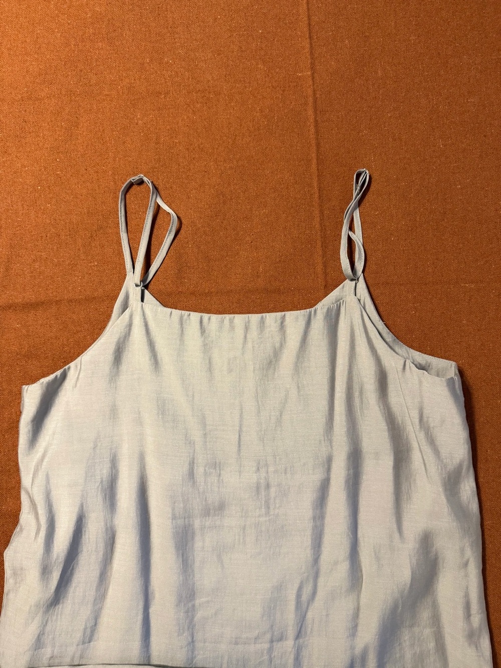 Steel Grey Slip Dress with Spaghetti Straps - Picture 9 of 15